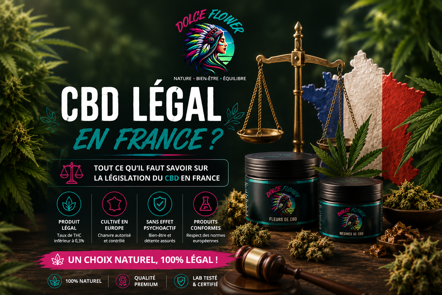 CBD légal en France : ce qu'il faut savoir en 2026