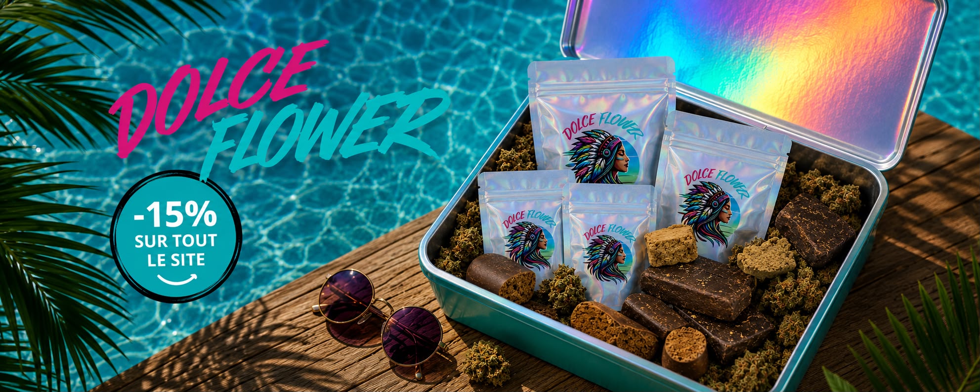 CBD dolce flower banniere ordi